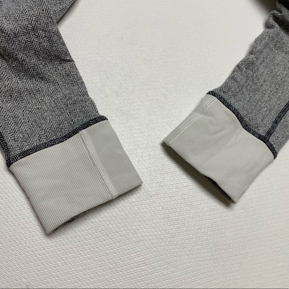 Lululemon Be Present Jacket in Heathered Herringbone Size 10 VGUC - Picture 5 of 15